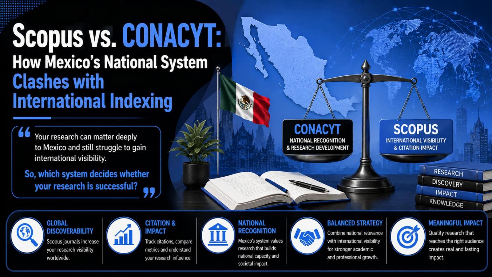 Scopus journals vs CONACYT for Mexican researchers